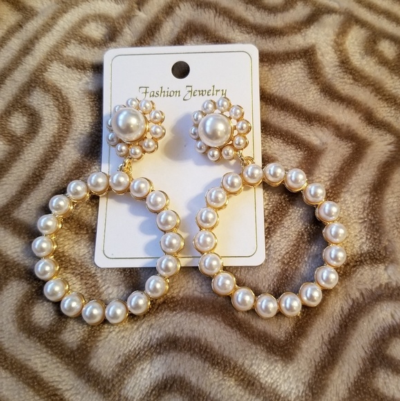 ❤Oversized Pearl earrings - Picture 6 of 7